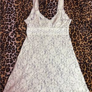 Sexy Light Green Ambrielle Lace Chemise